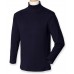 Cotton Long Sleeve Roll Neck Top